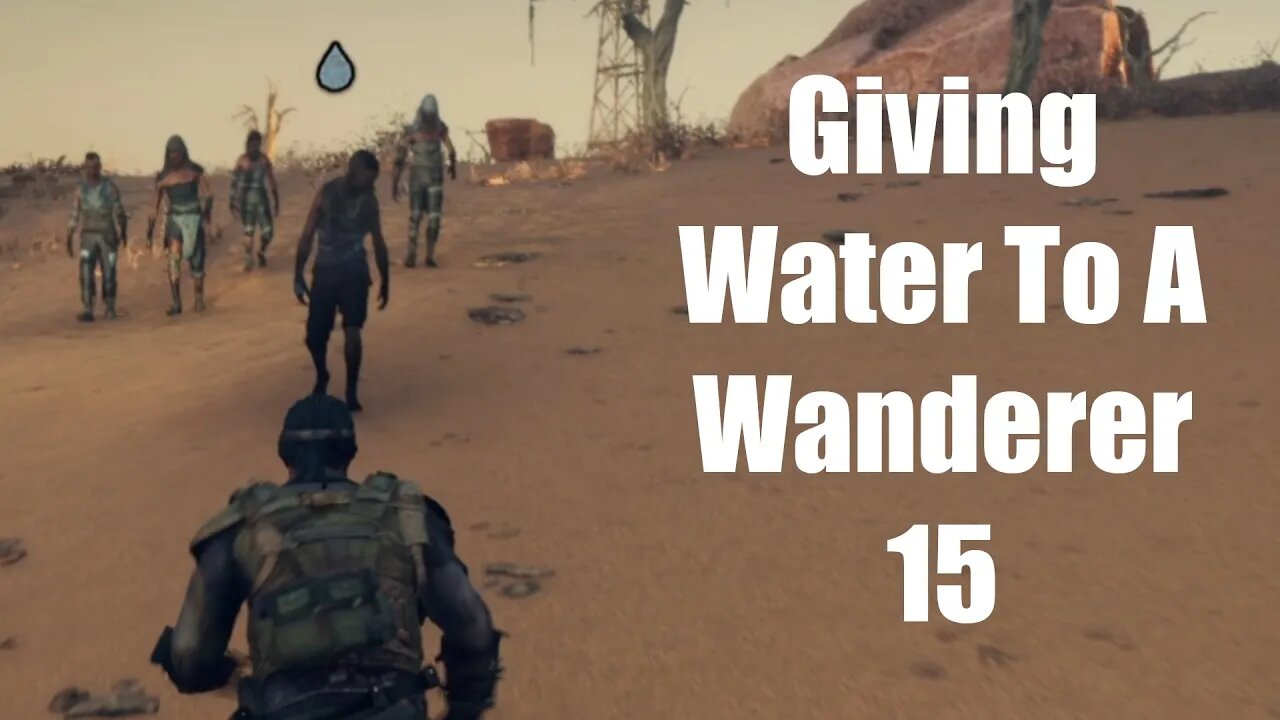 Mad Max Giving Water To A Wanderer 15