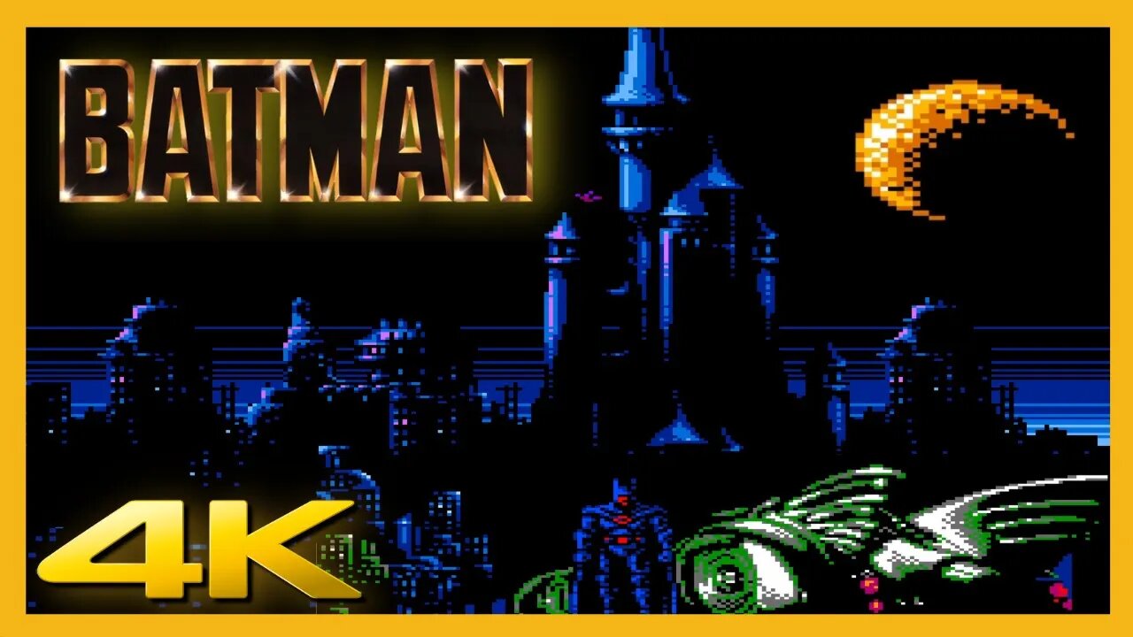 ⭐ BATMAN: THE VIDEO GAME | 4K/60ᶠᵖˢ | NES | No Boss Damage | No Deaths