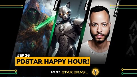 [STAR ATLAS] ANALISANDO NAVES E SAGE LABS| GABRIEL, SAWYN, PODSTARBRASIL HAPPY HOUR#26