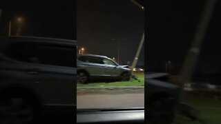 CRASHED CAR