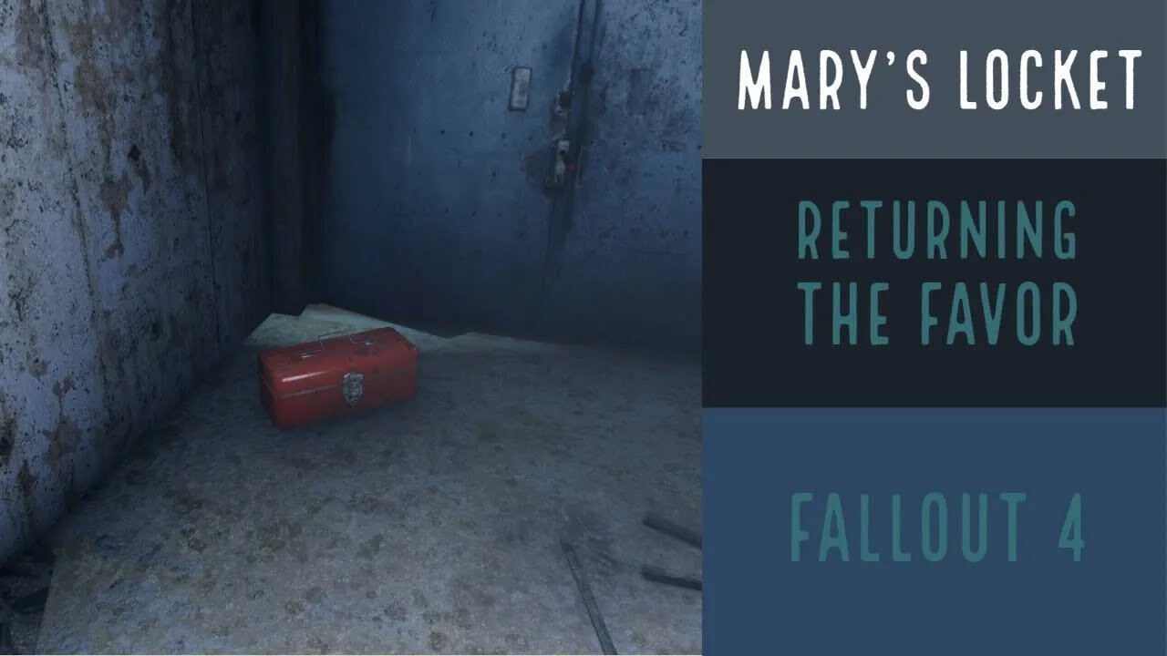 Fallout 4 - Returning The Favor - Mary Locket Location