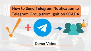 How to send Text Message in Telegram Using Ignition SCADA | Ignition SCADA |