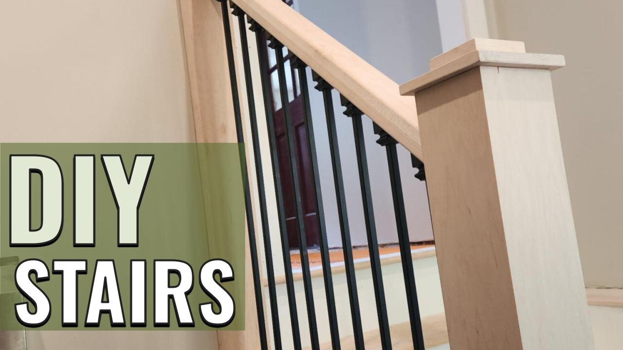 DIY Stair Building: How to Install a Custom Newel Post & Handrail