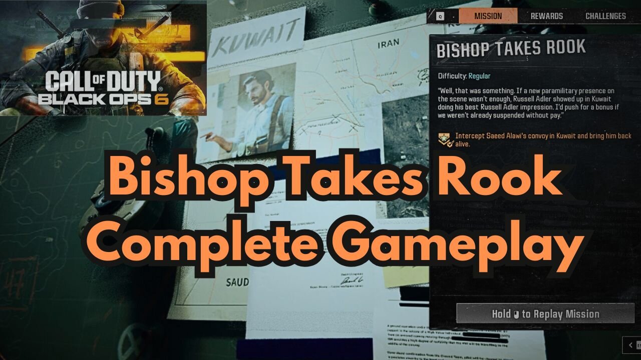 1-Bishop Takes Rook Complete Call Of Duty Black Ops 6 Gameplay