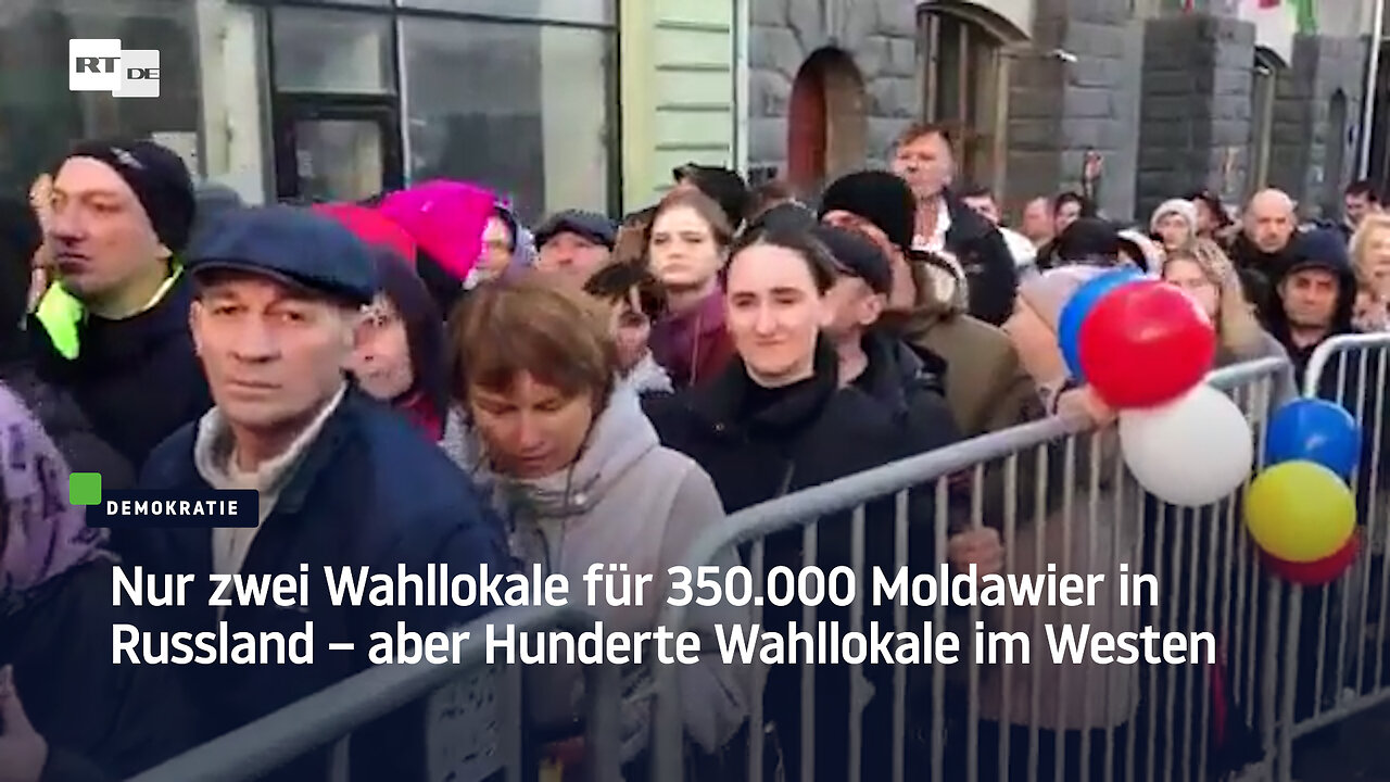 Nur zwei Wahllokale für 350.000 Moldawier in Russland – aber Hunderte Wahllokale im Westen