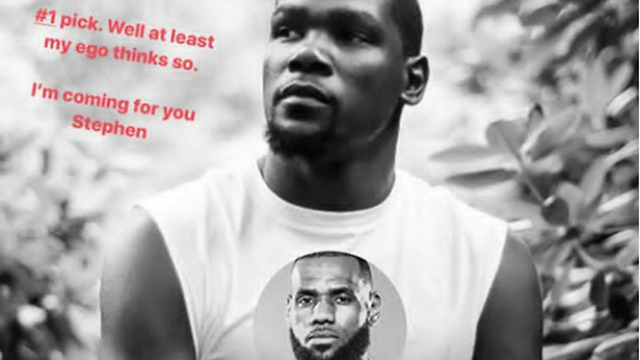 Kevin Durant Roasts HIMSELF After Being Picked #1 by LeBron James in the All Star Draft