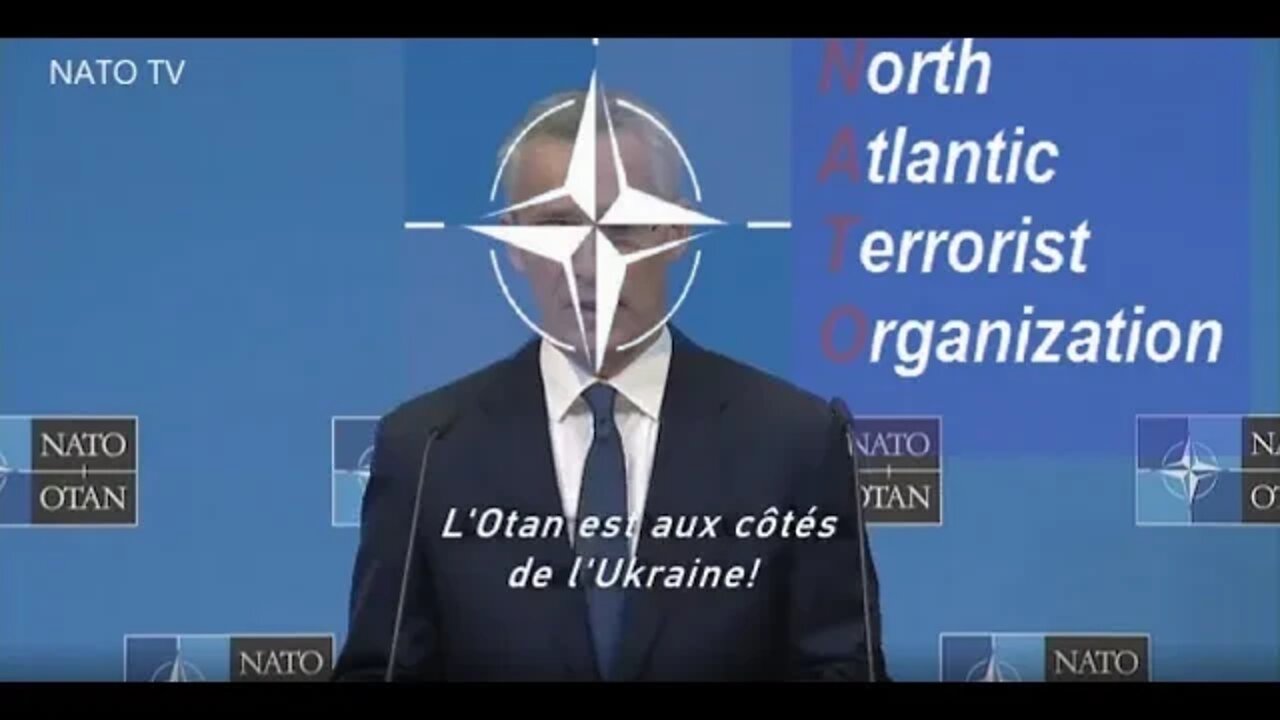 #ukraine #otan .Jens Stoltenberg .L'OTAN est impliqué directement dans le conflit