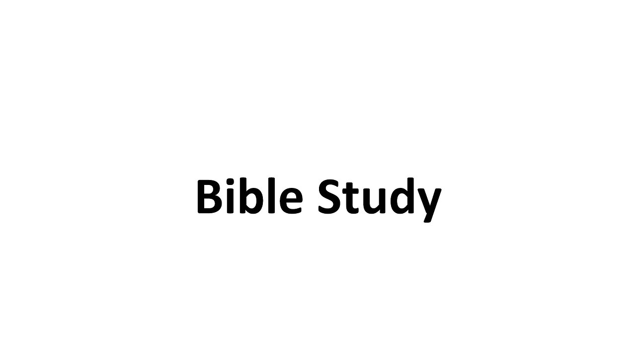 Bible Study: Daniel Part 29 (10/6/2024)