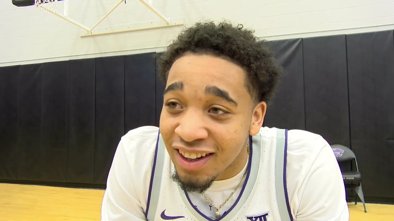 Kansas State Basketball | Maximus Edwards Interview | November 1, 2021