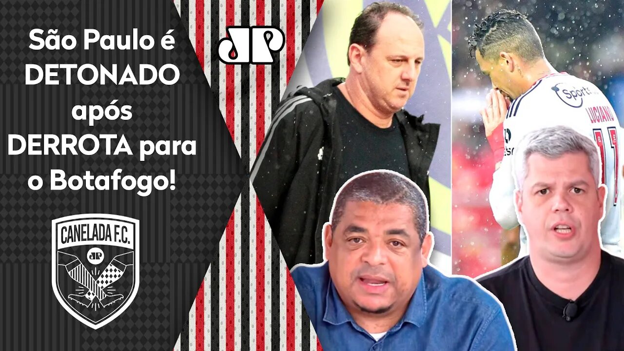 "É UM HORROR! O São Paulo COLECIONA VEXAMES, e o Ceni TEM QUE..." DERROTA pro Botafogo é DETONADA!