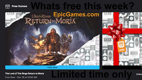 Free Game Review / Lord of The Rings Return to Moria / Vlad & Tippsy