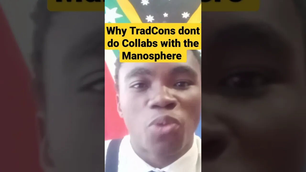 Why TradCons don't do collabs with the Manosphere #tradcon #manosphere #redpill