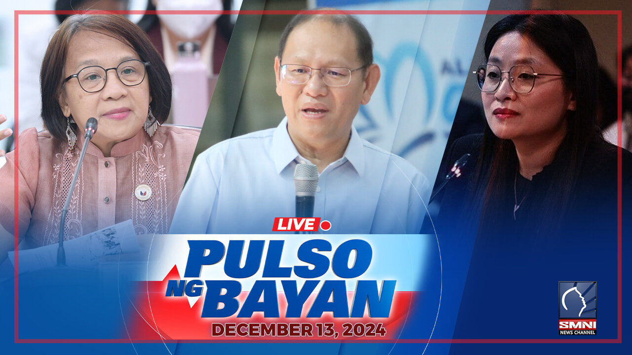 LIVE: Pulso ng Bayan with Admar Vilando and Jade Calabroso | December 13, 2024