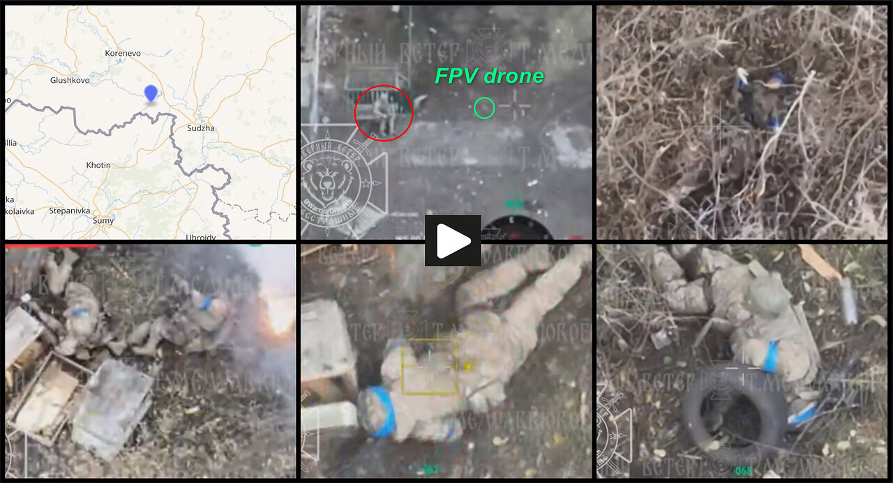 Darino/Kursk bordeland: Russian FPV and shock drones eliminate Ukrainian forces