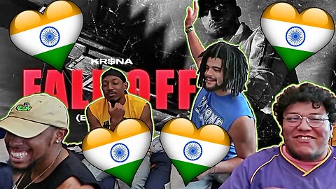 AMERICANS REACT TO INDIAN RAP | Ft. KR$NA - Fall Off