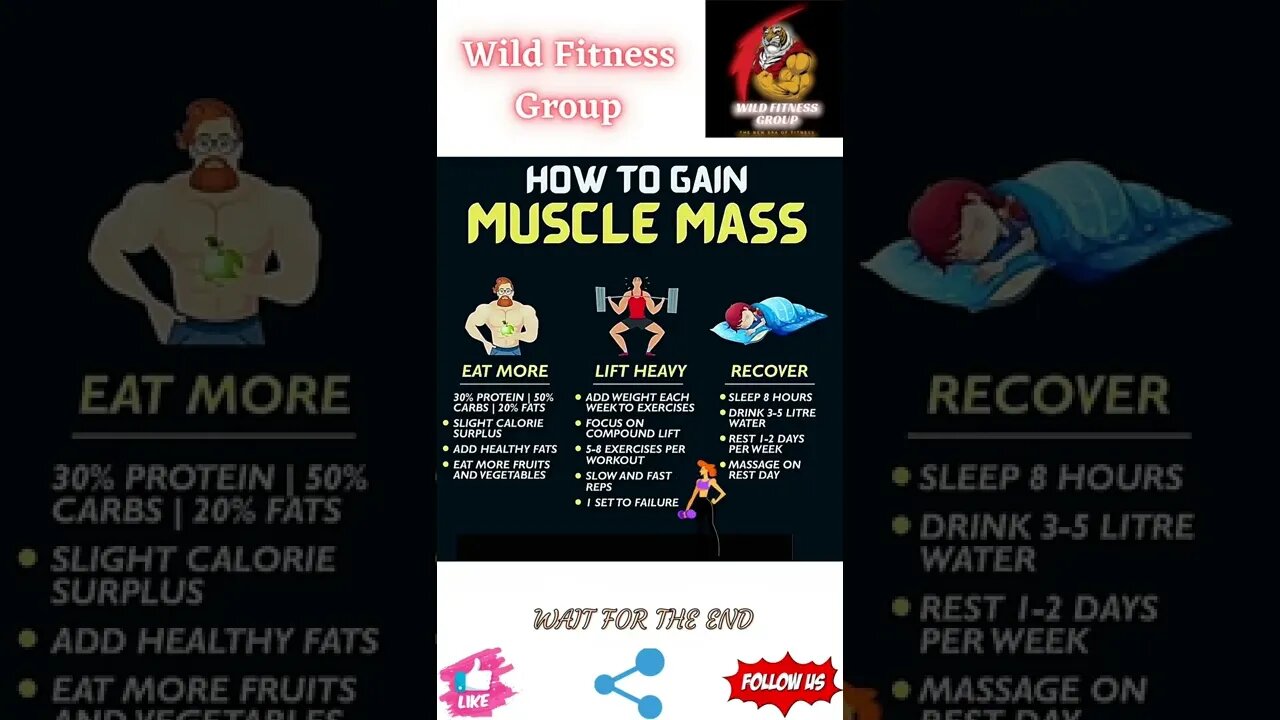 🔥How to gain muscles mass🔥#shorts🔥#wildfitnessgroup🔥23 September 2022🔥