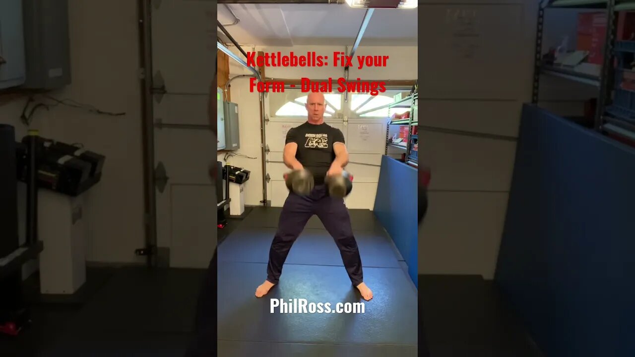 Kettlebells: Fix your Form-Dual Bell Swing. Visit MasterPhilRoss - Patreon. #masterphil #kettlebell