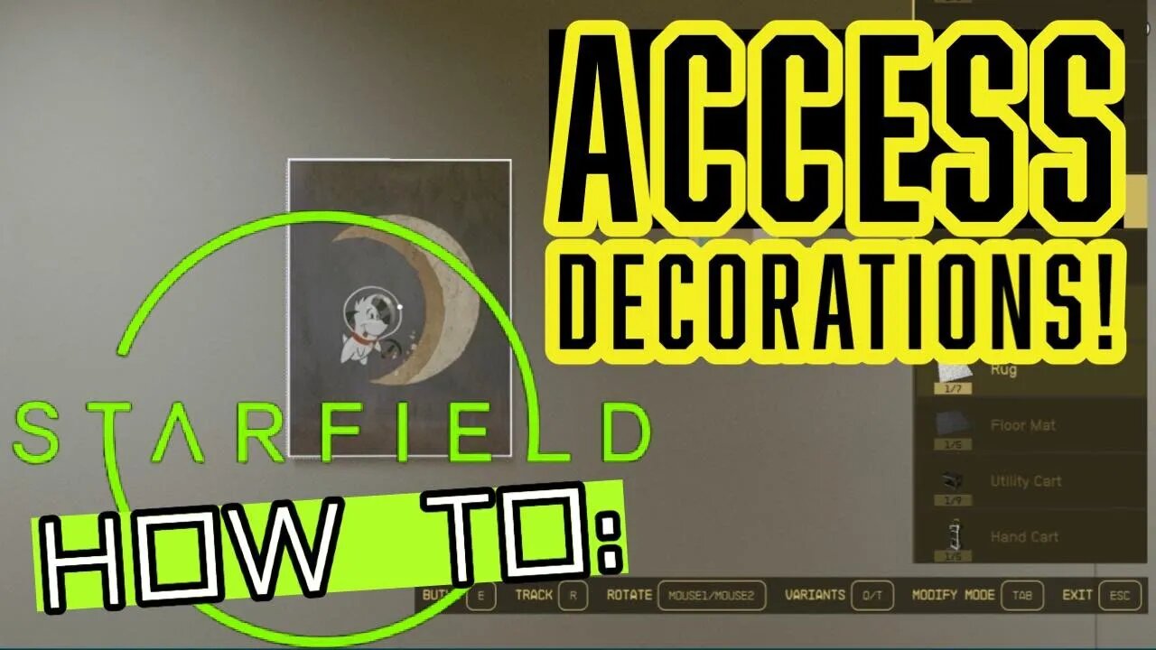 Starfield How to Use Decorations