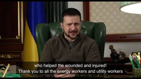 Address from Ukrainian president Volodymyr Zelenskyy￼