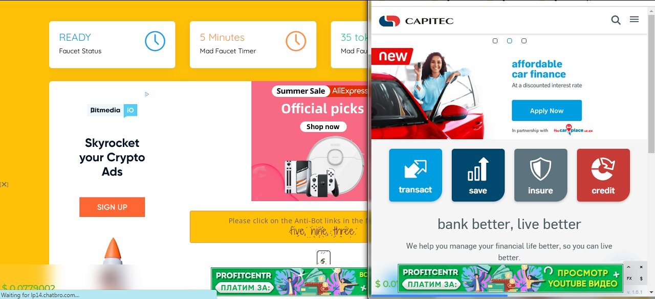 How To Earn Free ZAR TOKENS Cryptocurrency At BTC Bunch Every 5 Min Withdraw Via Capitec SA