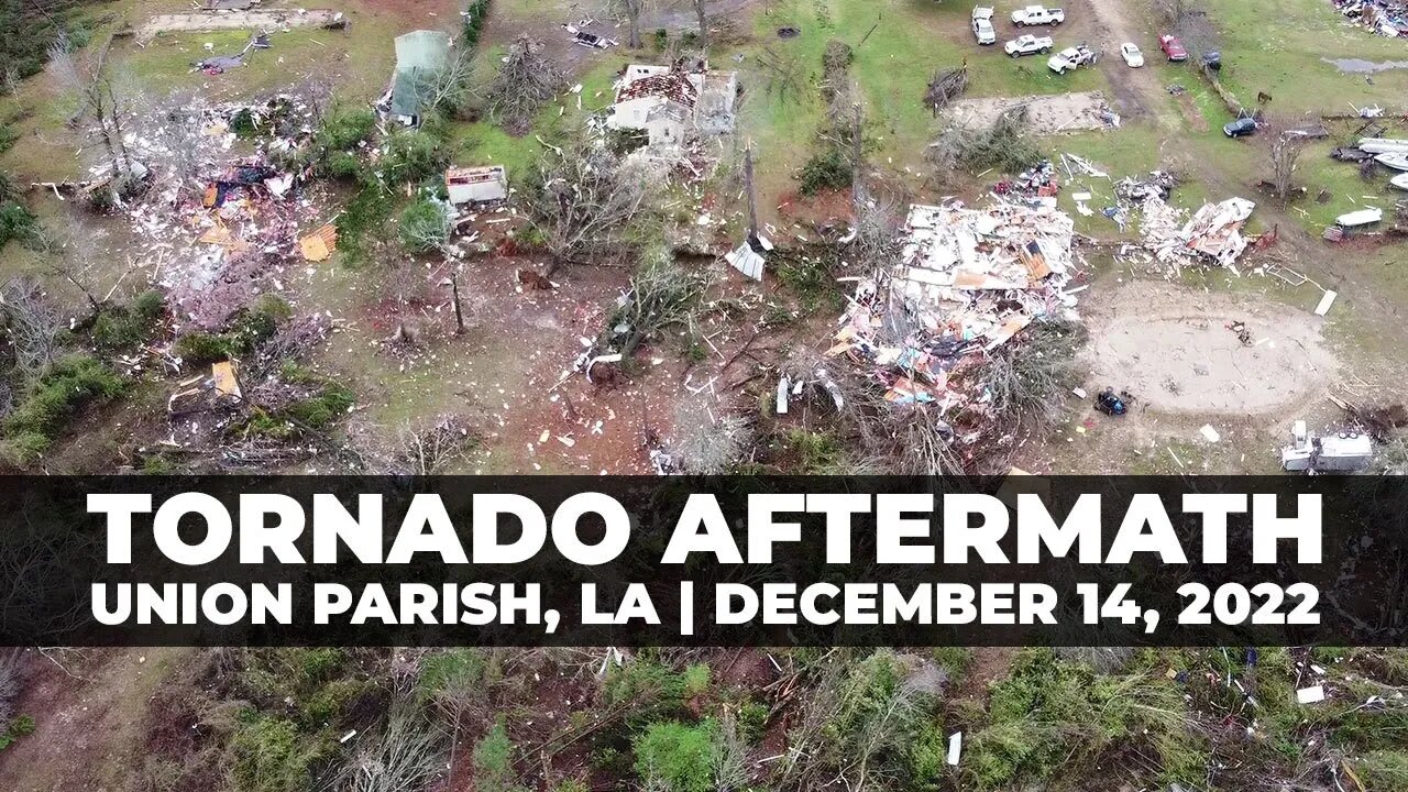 Union Parish EF3 Tornado Aftermath, Part 2 | Denton Road | December 14, 2022