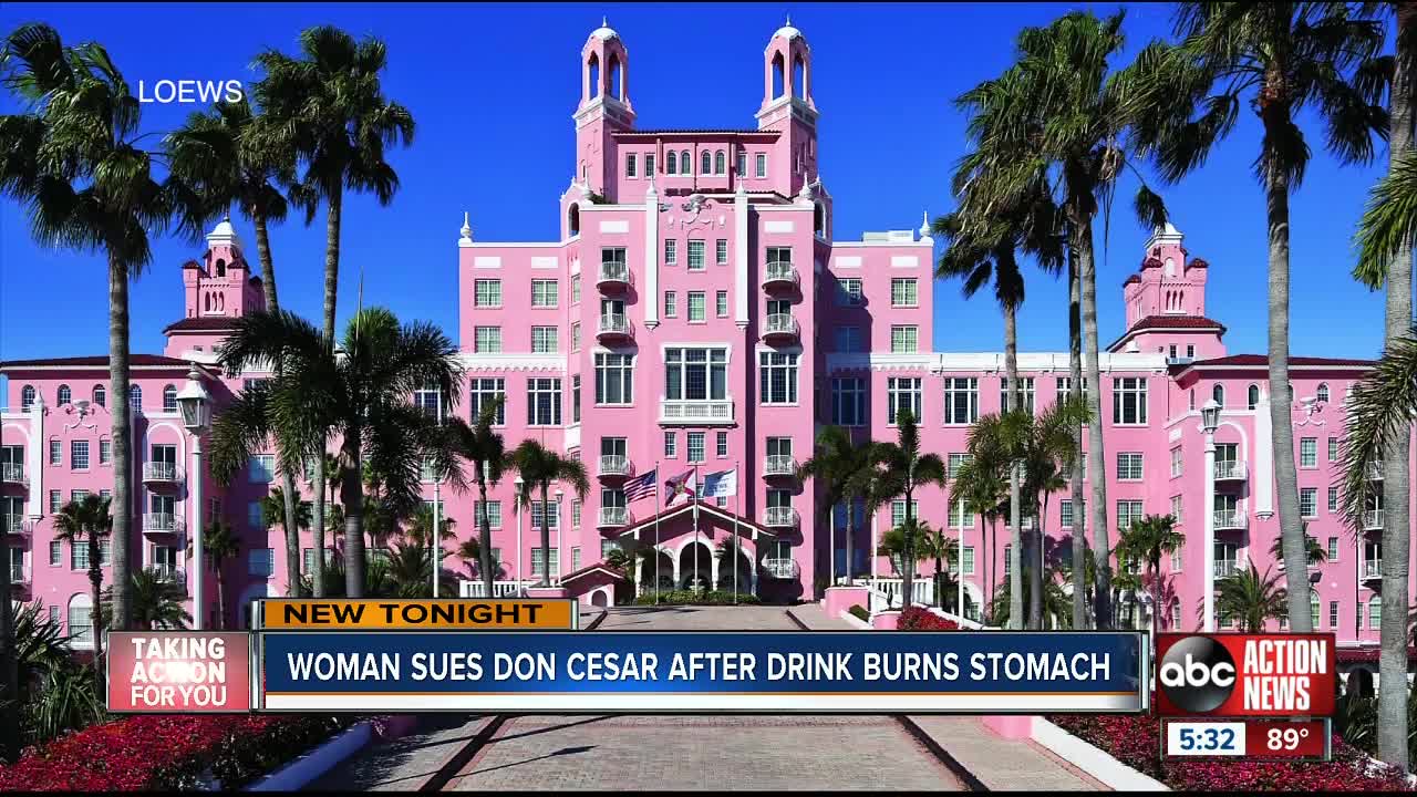 Tampa woman sues Don Cesar in St. Pete after waiter adds liquid nitrogen to her drink