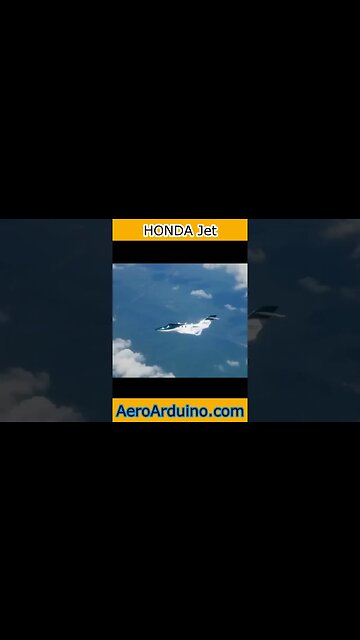 Amazing HONDA #Jet #Flying #Aviation #AeroArduino