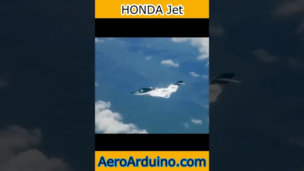 Amazing HONDA #Jet #Flying #Aviation #AeroArduino