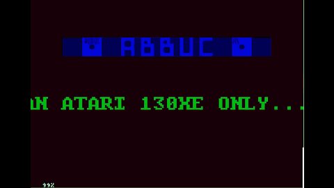 ABBUC MAGAZINE FOR ATARI 130XE ONLY