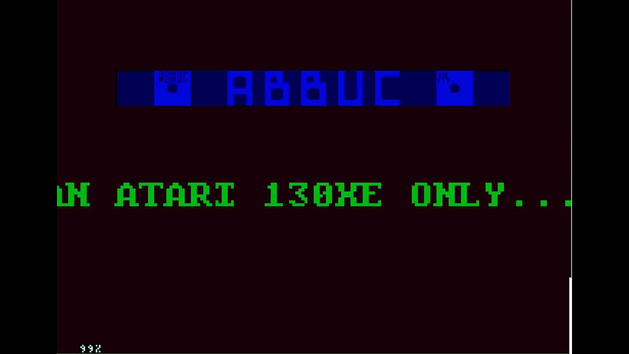 ABBUC MAGAZINE FOR ATARI 130XE ONLY