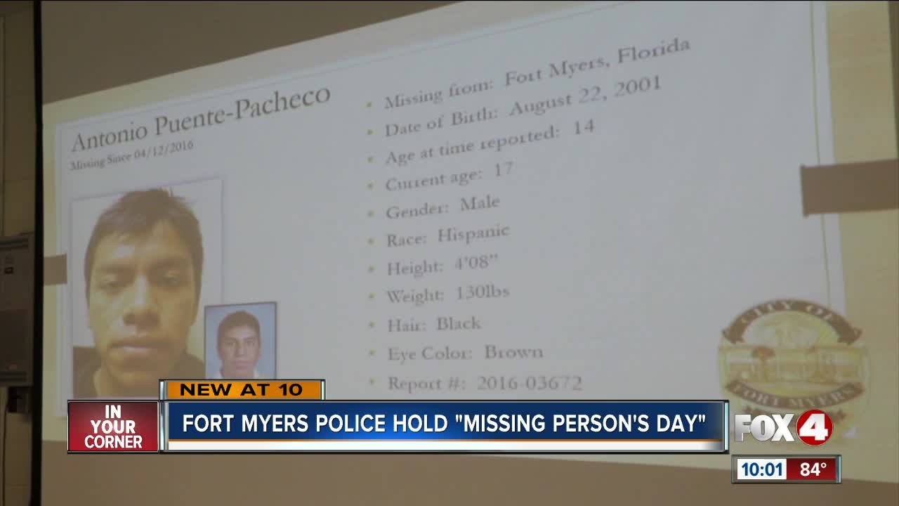 FMPD hosts missing person's day