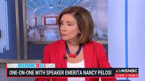 Nancy Pelosi Demands MSNBC's Andrea Mitchell Ask If JD Vance Ever Saw Combat