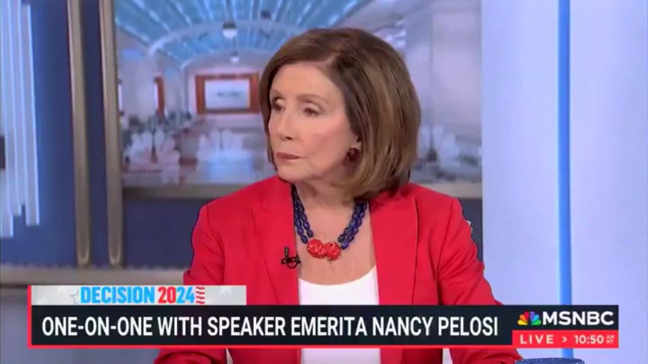 Nancy Pelosi Demands MSNBC's Andrea Mitchell Ask If JD Vance Ever Saw Combat