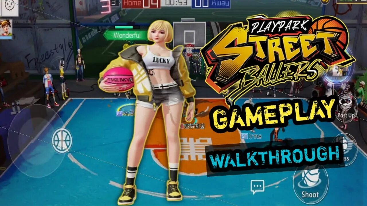 Trying Basketball Metaverse Game - Playpark Streetballers Android/Ios (Gameplay)