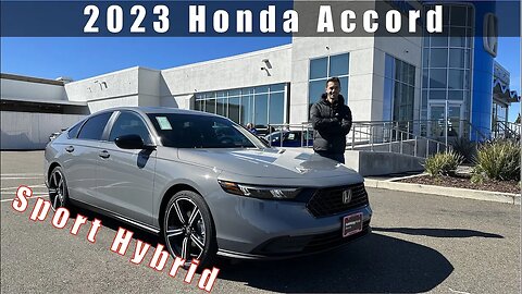 All New 2023 Honda Accord Sport Hybrid. Buy it now!