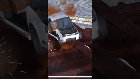Thrilling Winter Views: Jumping and Crashing Cars in BeamNG Drive #beamngdrive #crash