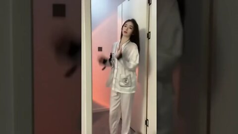 Hot Chinese Girl Sexy Dances In Her Doorway