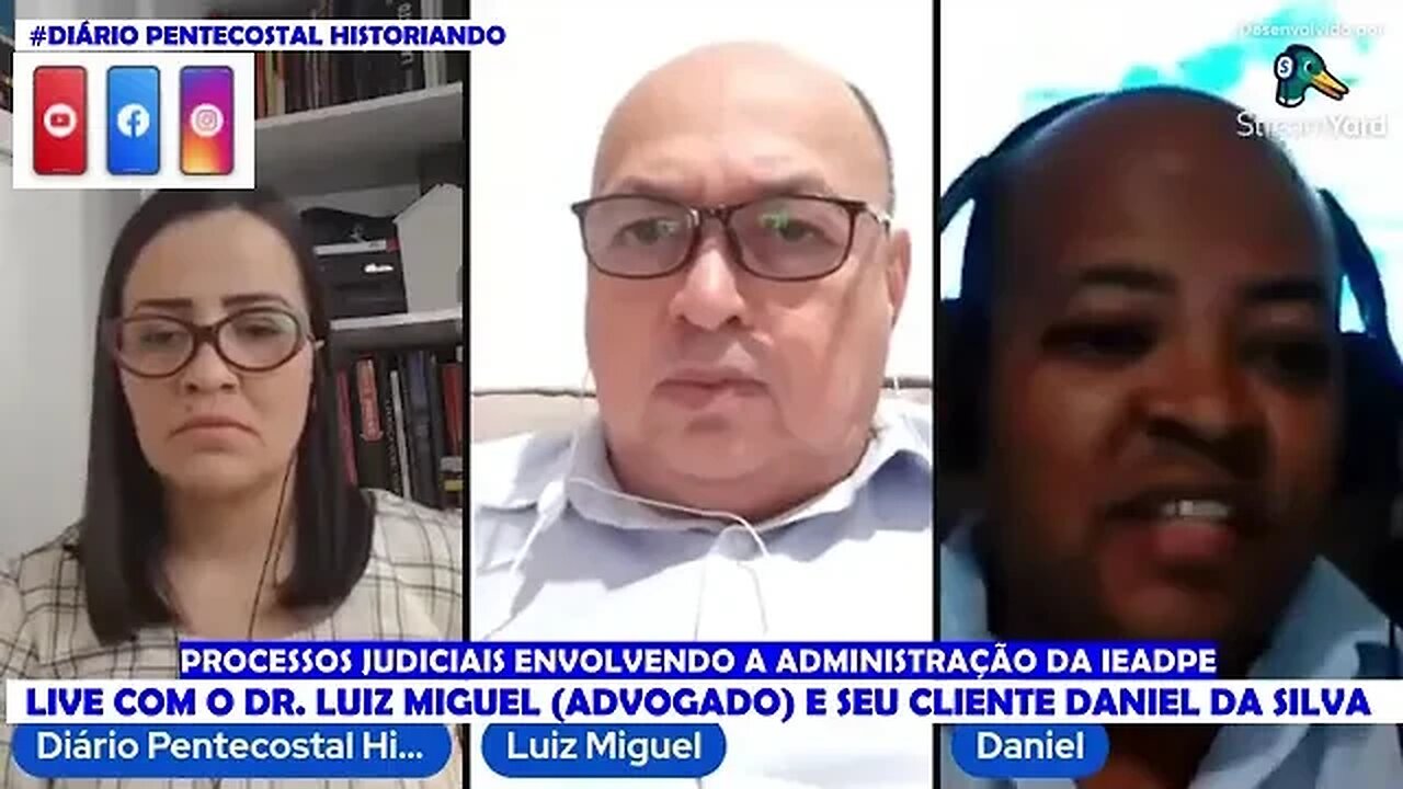 PROCESSOS JUDICIAIS ENVOLVENDO A ADMINISTRAÇÃO DA IEADPE | DR. LUIZ MIGUEL E DANIEL