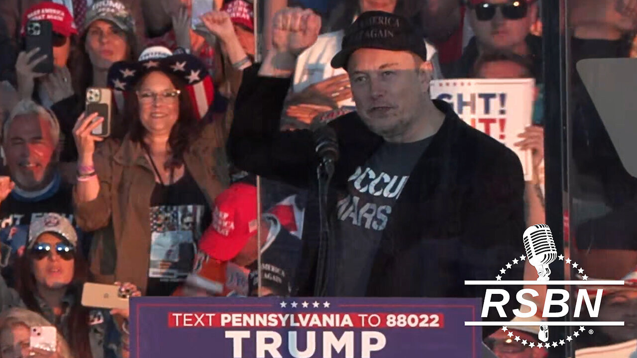 BREAKING NEWS: Elon Musk Speaks at the Historic Trump Rally in Butler, PA - 10/5/24