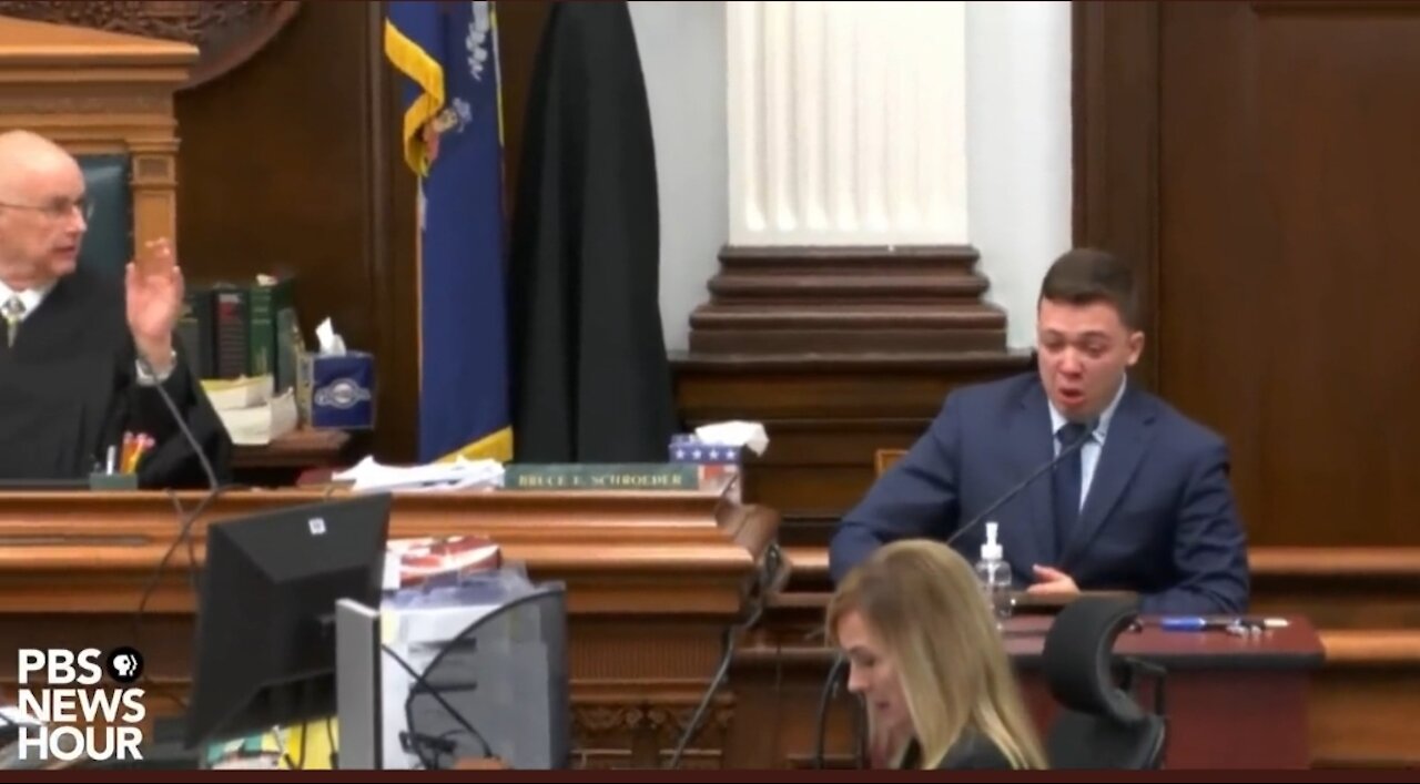 Kyle Rittenhouse Breaks Down On The Stand Testifying In His Own Defense