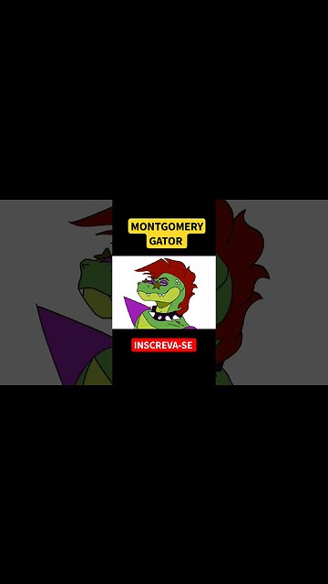 Como Desenhar MONTGOMERY GATOR -FNAF #shorts #fnaf #fivenightsatfreddys