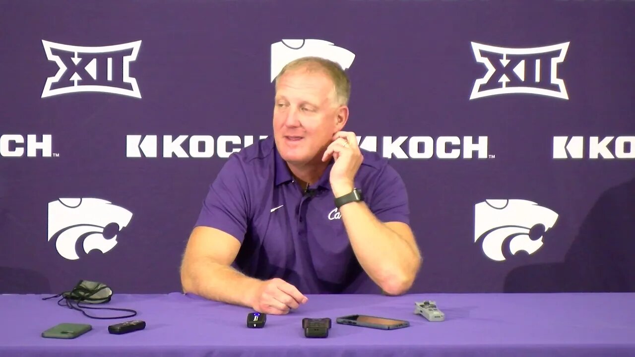 Kansas State Football | Chris Klieman talks about depth at running back