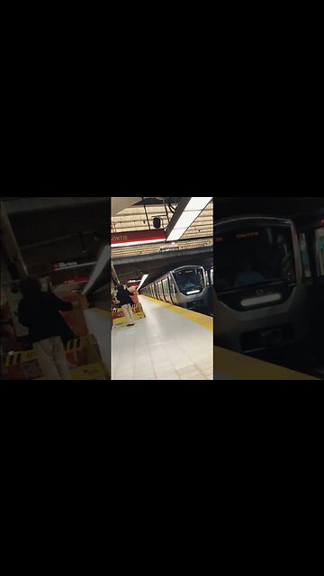 Stunning metros arrival #montreal #viralvideo #traintravel #travel