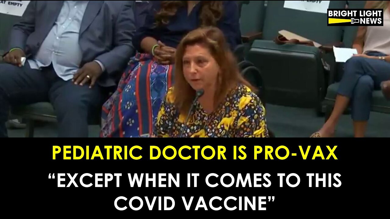 PRO-VAX PEDIATRICIAN: COVID-19 VACCINES NEVER TESTED FOR KIDS, WHO HAVE A 99.997% SURVIVAL RATE