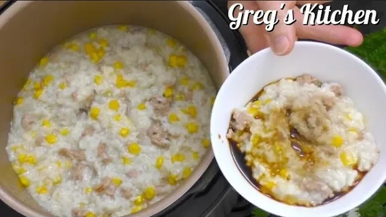 How To Cook Pork Corn Rice - Pressure Cooker / Instapot Recipe