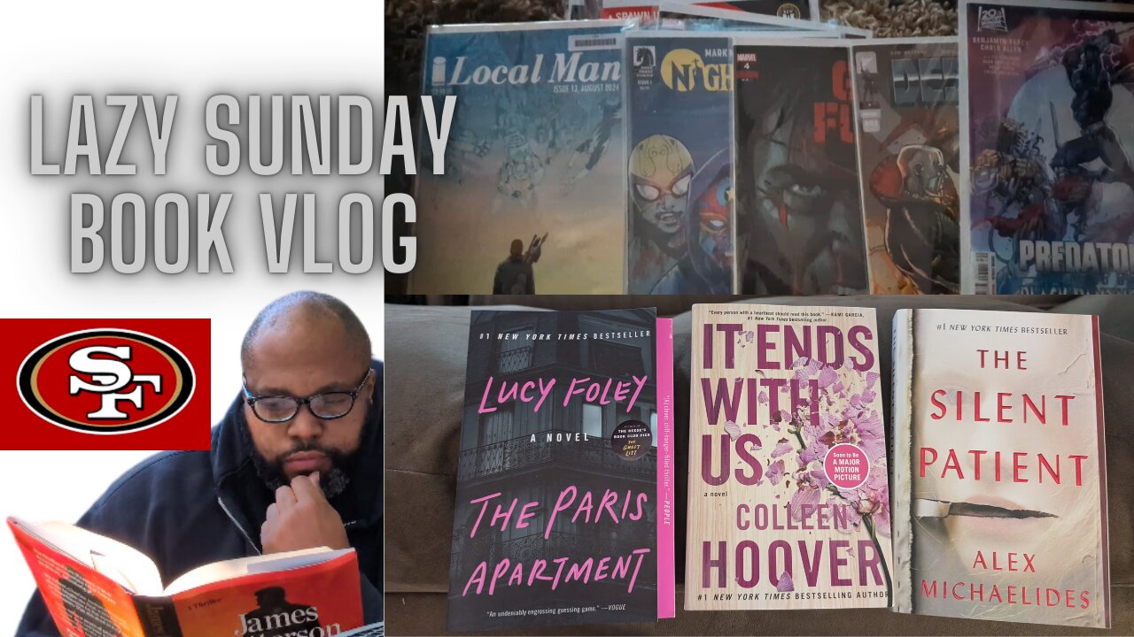 Lazy Sunday Book Vlog