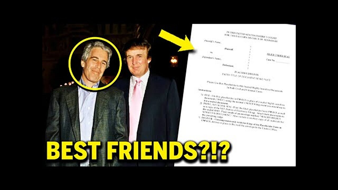 Pedophile Psyop Donald Trump Outed By Pedophile Epstein's New Unsealed Files!