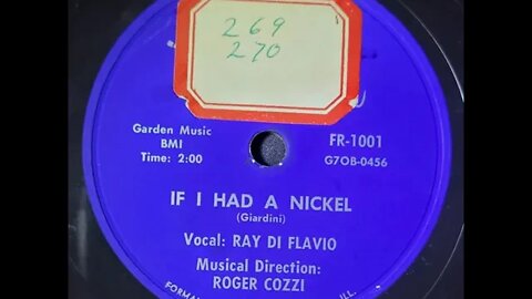 Ray Di Flavio - If I Had a Nickel