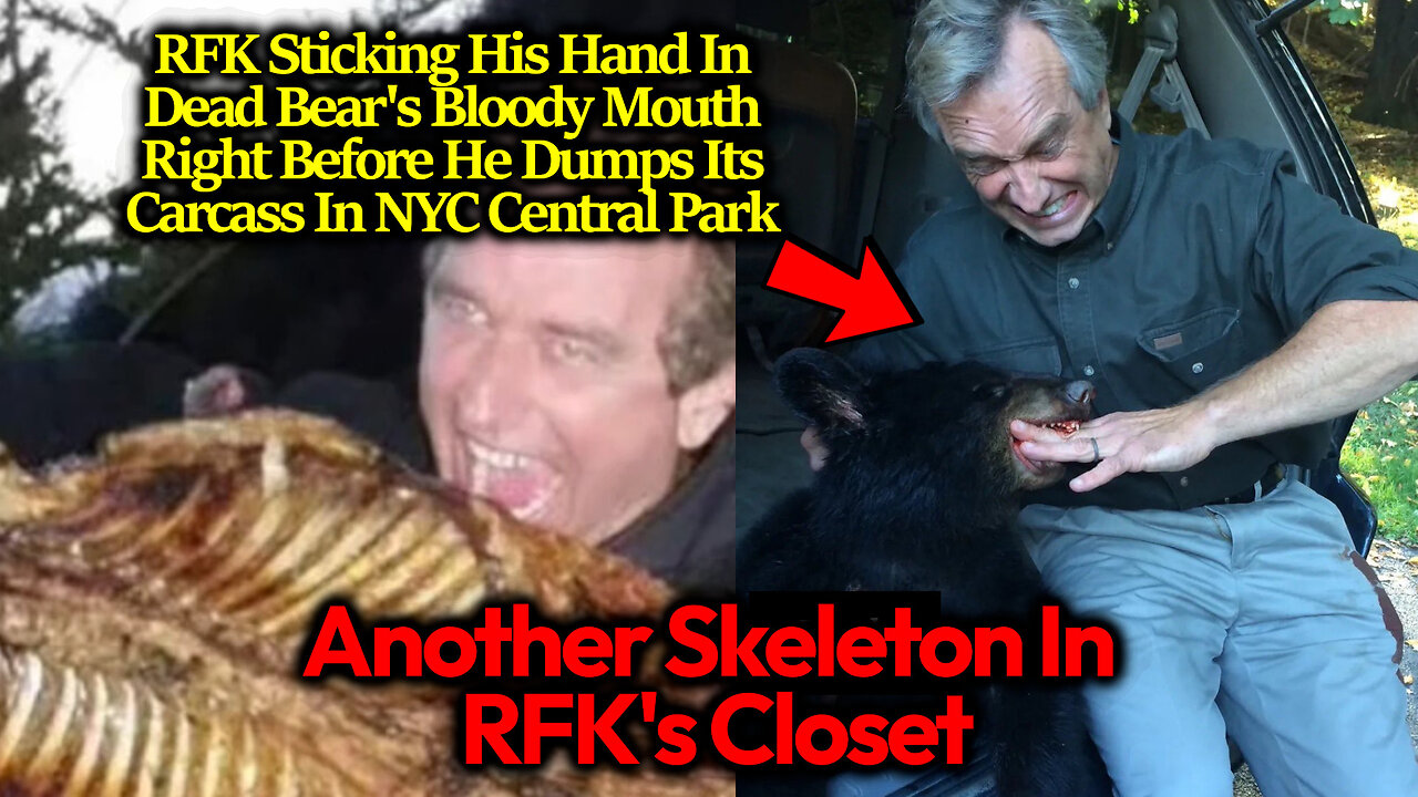 RFK Jr Dumped A DEAD BEAR On Central Park Jogging Path & He's STILL LAUGHING About It To This Day