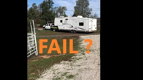 Tow TRUCK Fail? 38 Foot 5th WHEEL Fleetwood